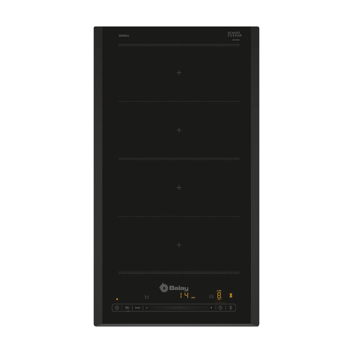 Placa modular de inducción Balay 3EB939LQ, 30 cm, FlexInducción