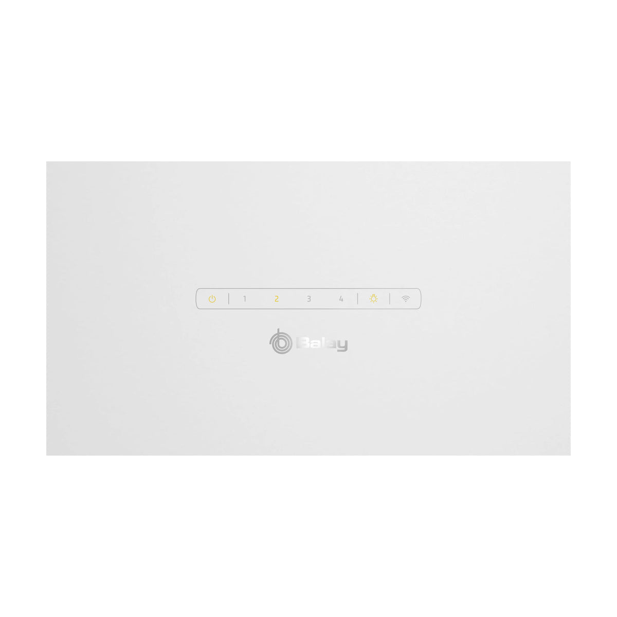 Campana decorativa inclinada Balay 3BC587GBH, 80 cm, cristal blanco