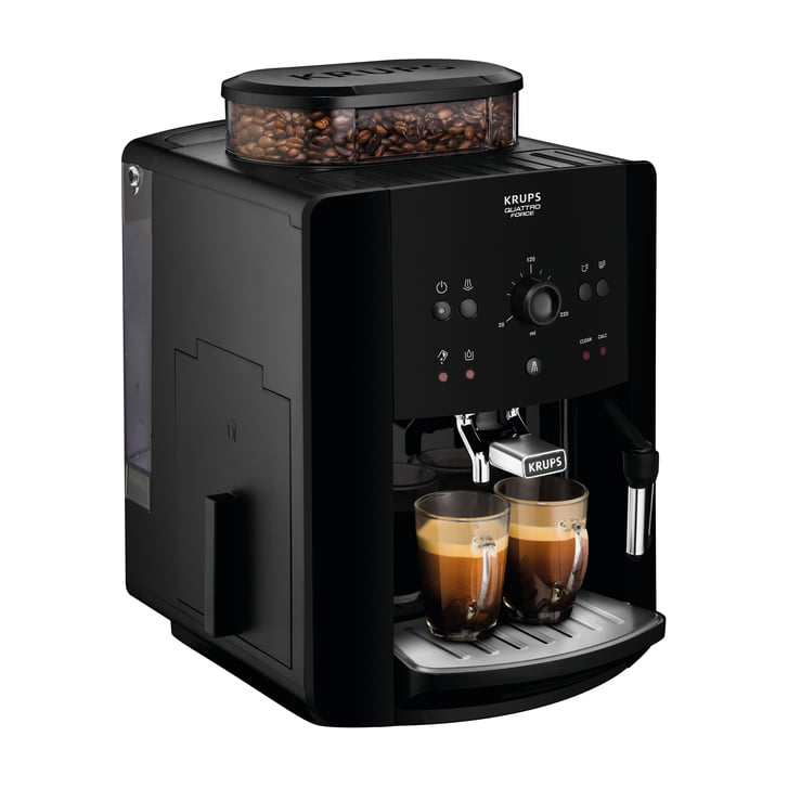 Cafetera superautomática Krups Arabica EA811010, 15 bar y depósito de 1,7 l