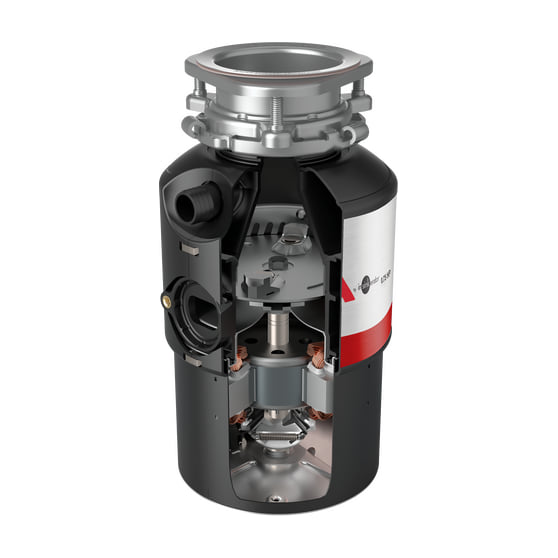 Triturador para fregadero Teka TR 550 de 380 W con interruptor neumático