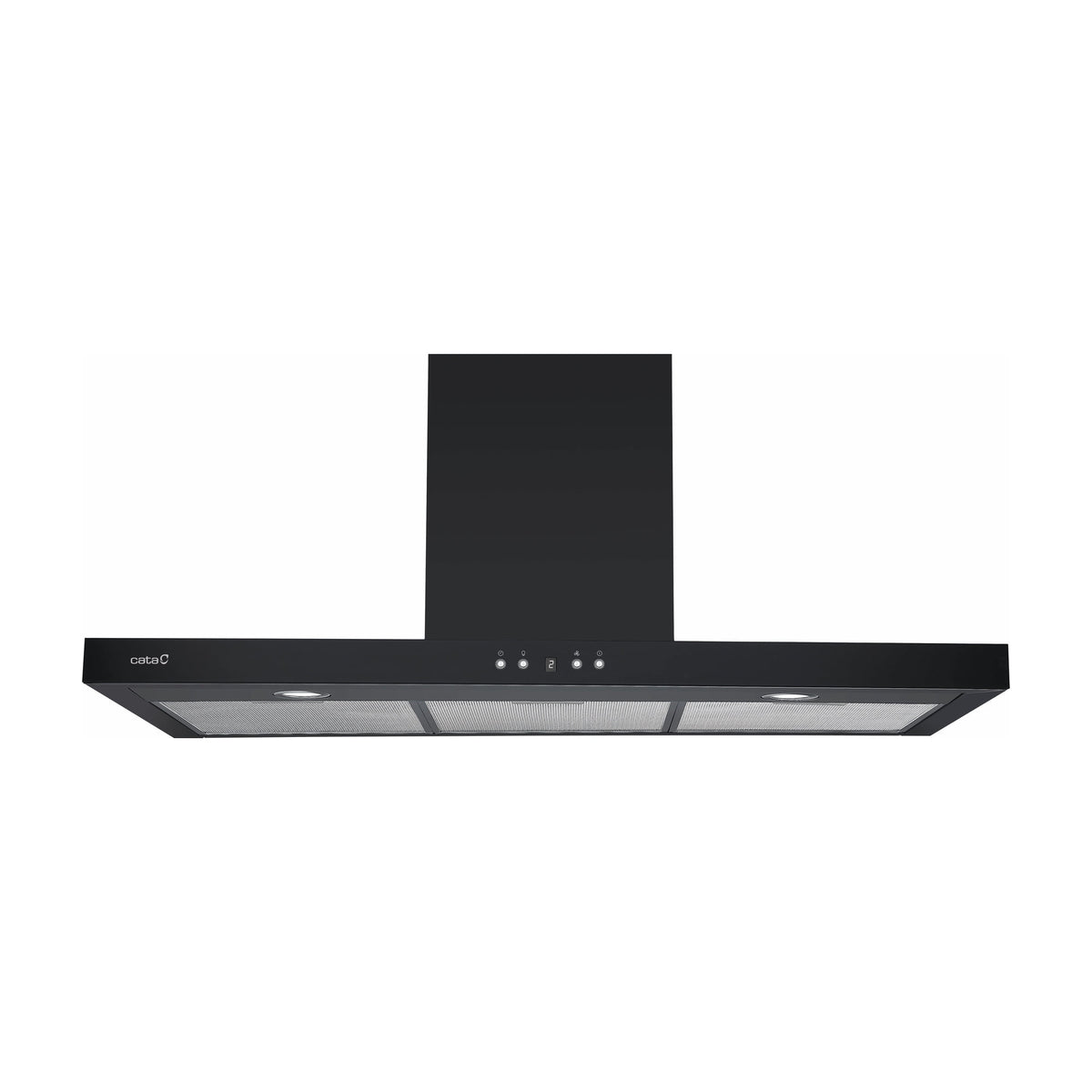 Campana decorativa CATA S PRO 9000 BK de 90 cm, negra y clase A