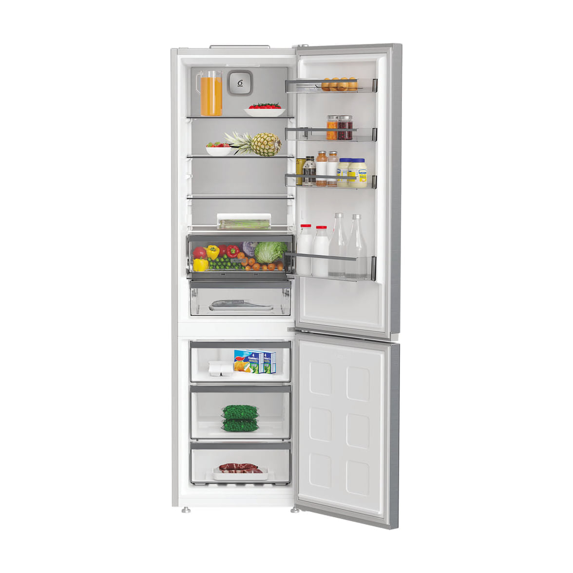 Frigorífico combi Whirlpool WHK 26404 XP7E No Frost total, 355 l