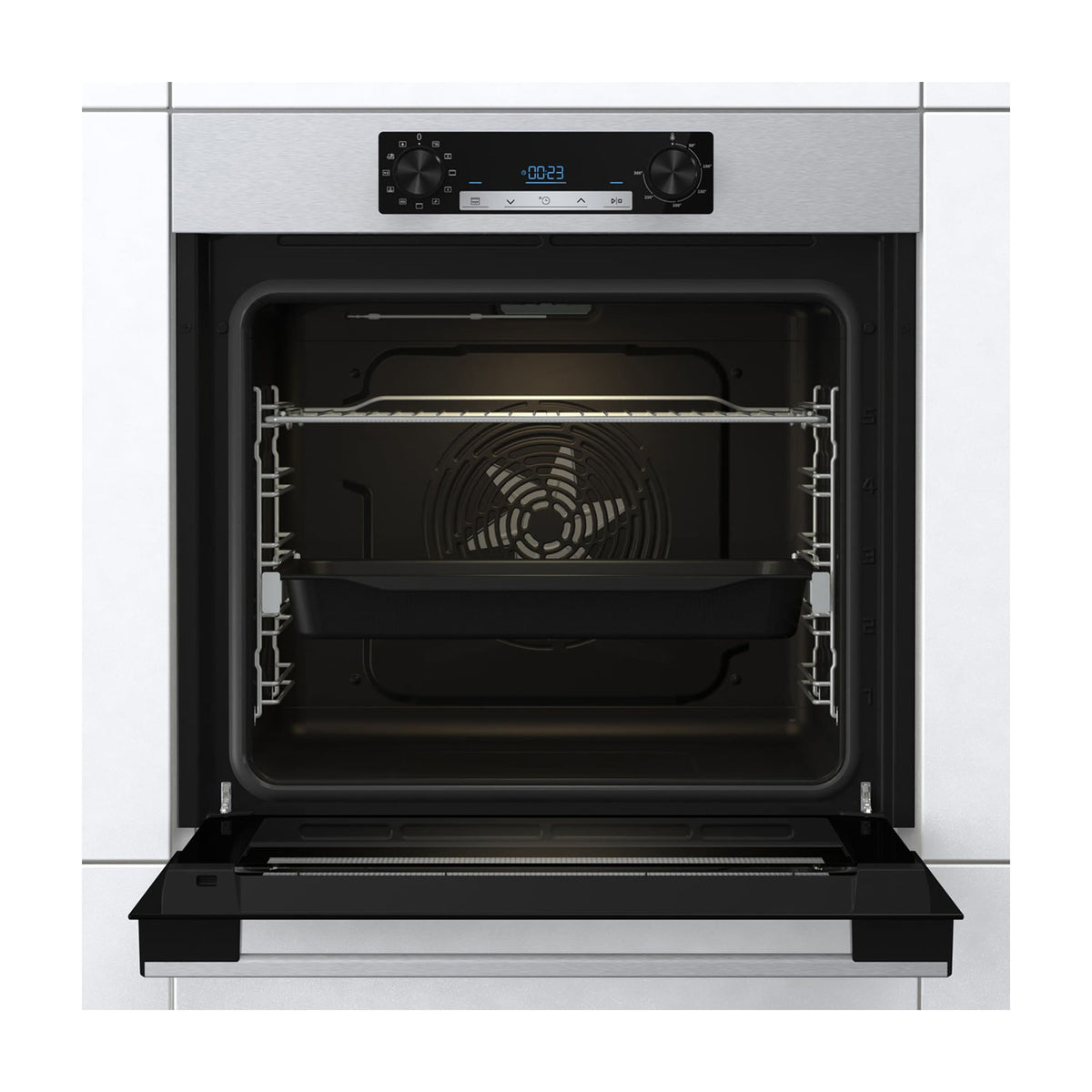 Horno multifunción Hisense BI62216AX, 77 l y limpieza hidrolítica
