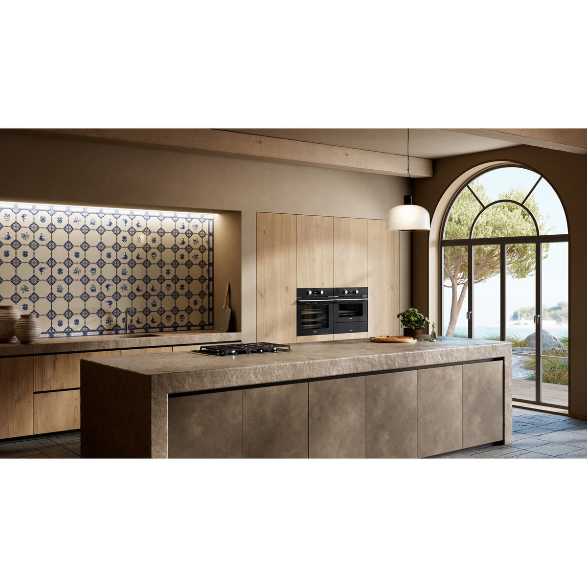 Campana de techo Teka DHT 1285 inox de 120 cm con aspiración perimetral