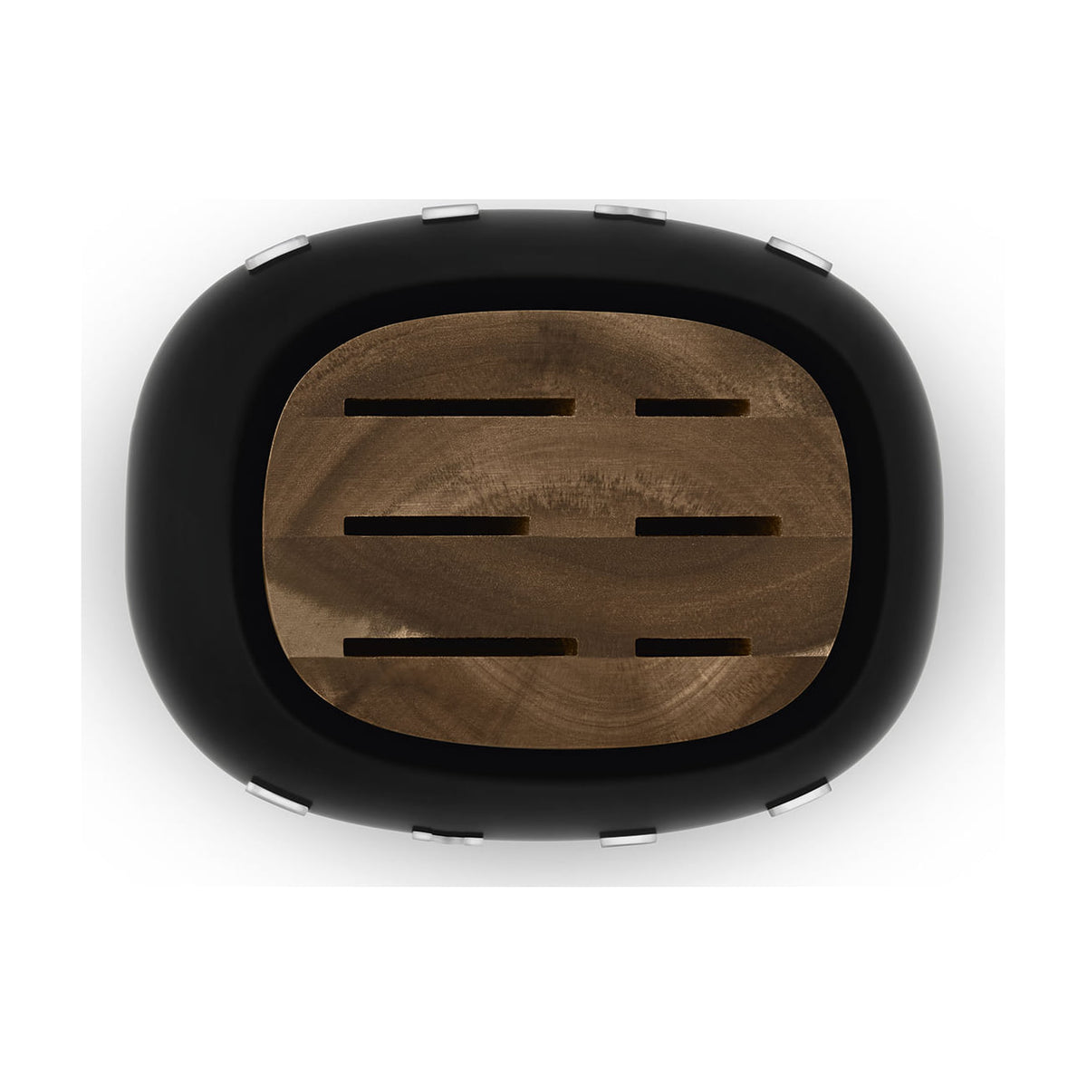 Bloque para cuchillos Smeg KBSF02BL con 6 cuchillos de acero alemán, negro