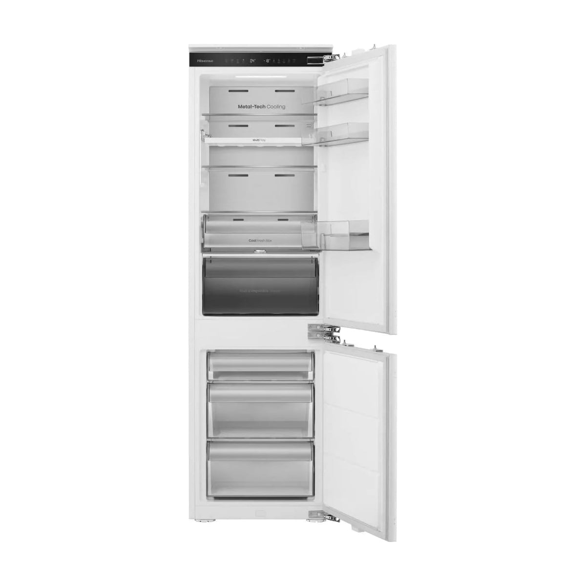 Frigorífico combi integrable Hisense RB3B250SAWE, 252 l, Total No Frost