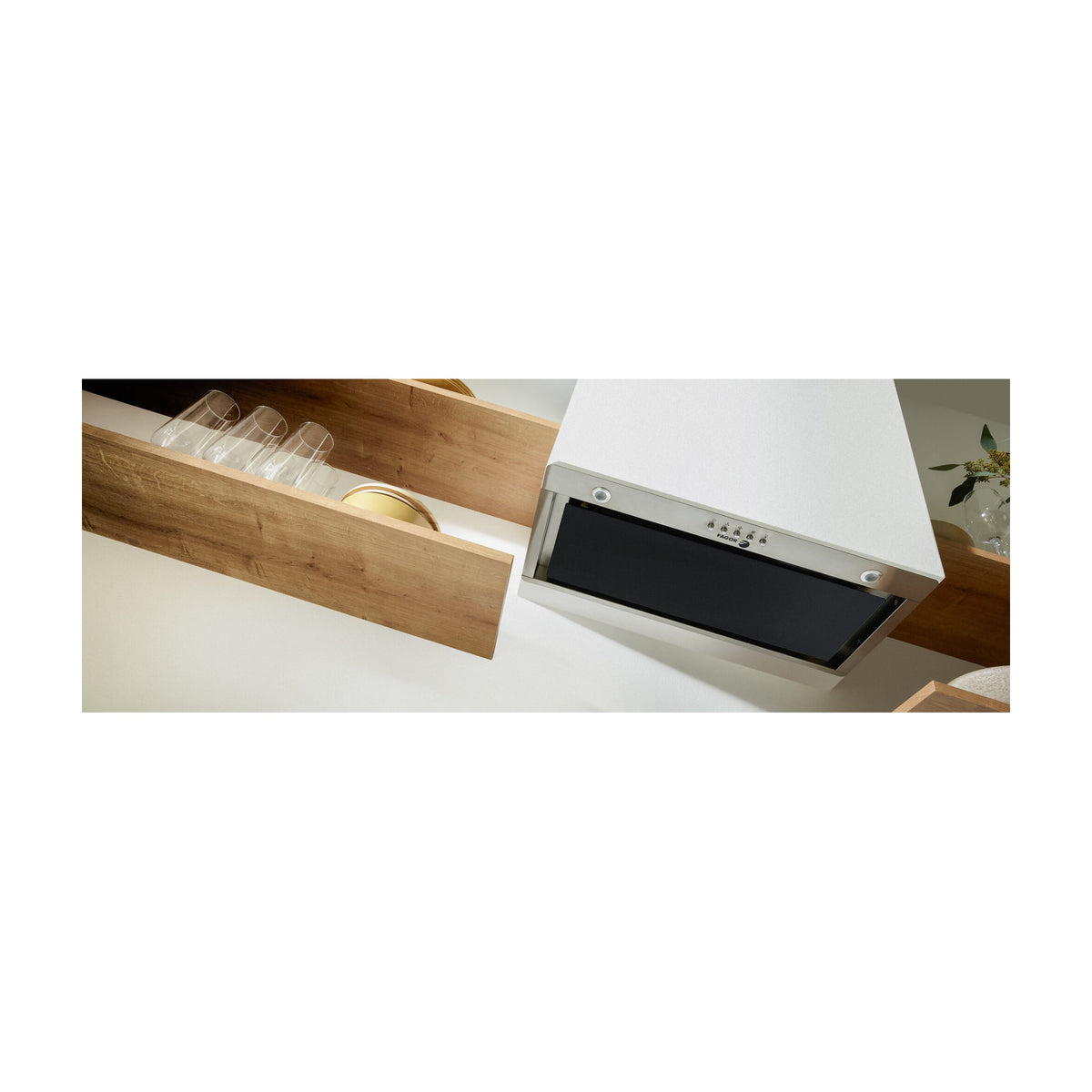 Grupo filtrante Fagor 3AF3-6120X de 60 cm, inox y LED