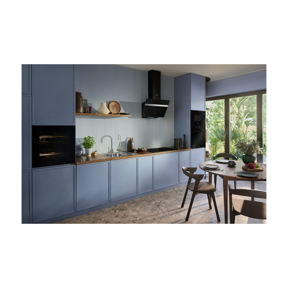 Campana decorativa Fagor 3CFT-609N inclinada, 60 cm y 550 m³/h
