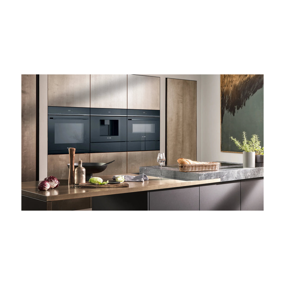 Cafetera integrable Siemens CT718L1B0 con molinillo cerámico y Home Connect