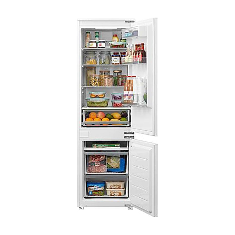 Frigorífico combi integrable Midea MDRE353FGE01, 248 l, No Frost total