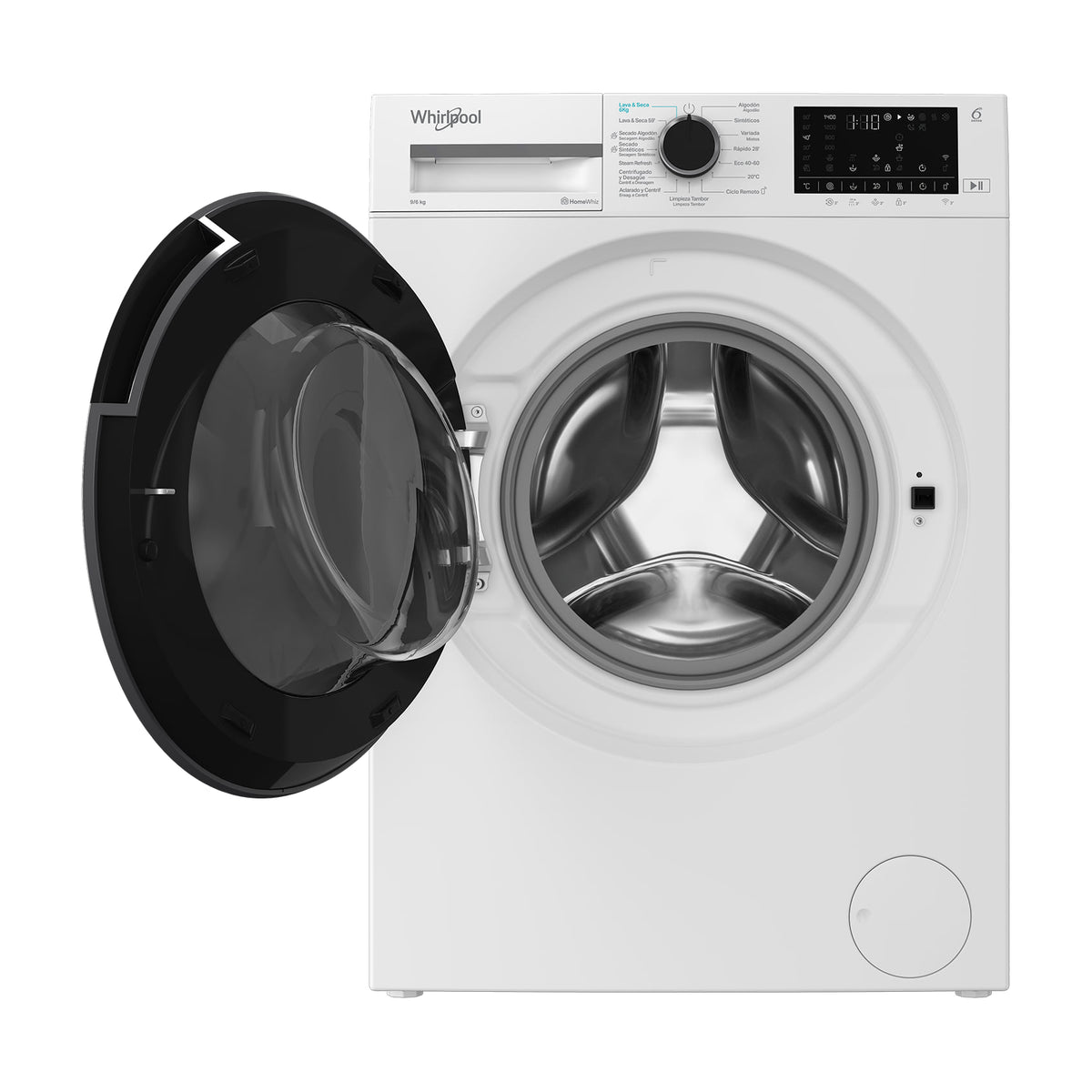Lavasecadora Whirlpool WAD 9636W SPT, 9/6 kg y 1400 rpm
