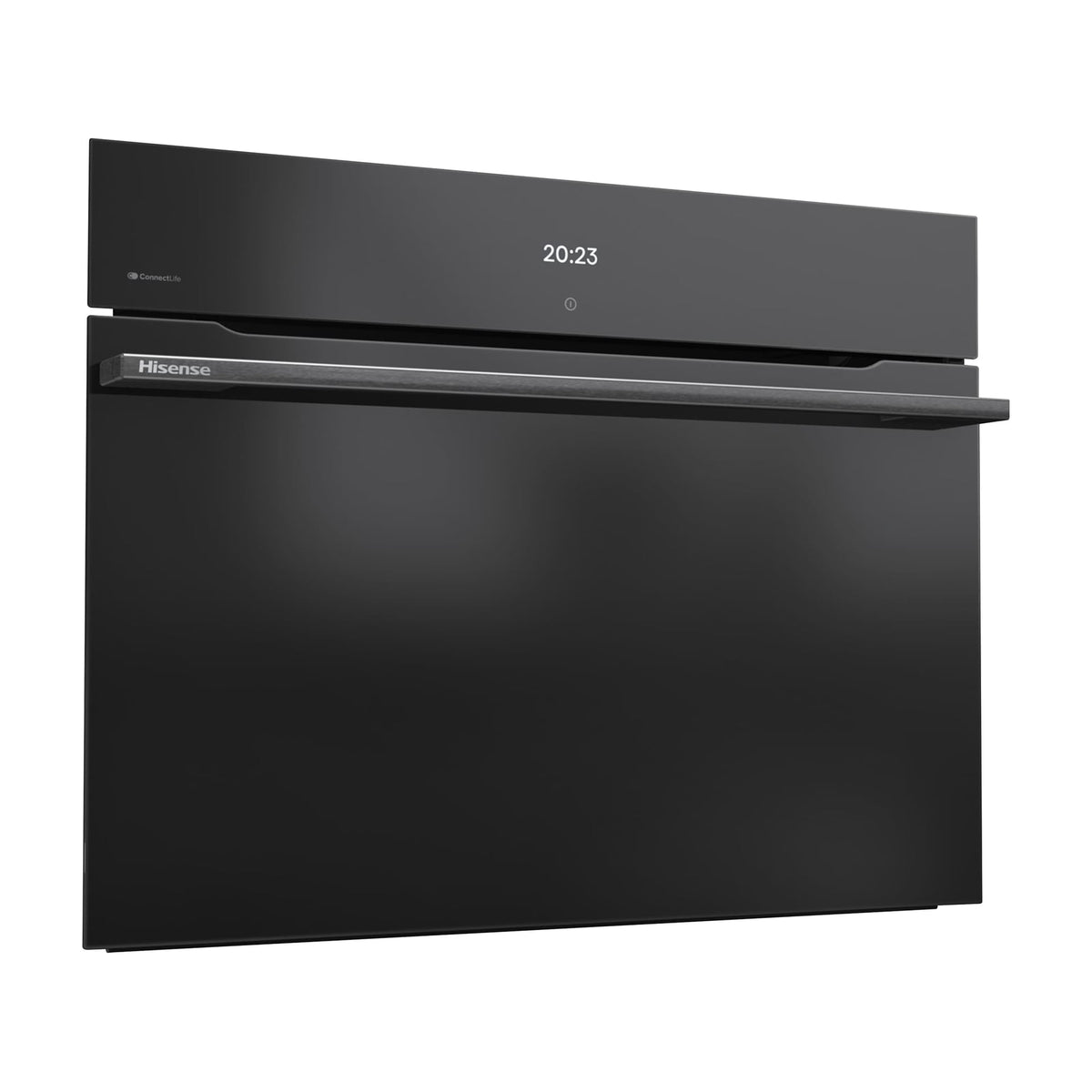 Horno compacto con microondas Hisense BIM406A8B, 50 l, cristal negro