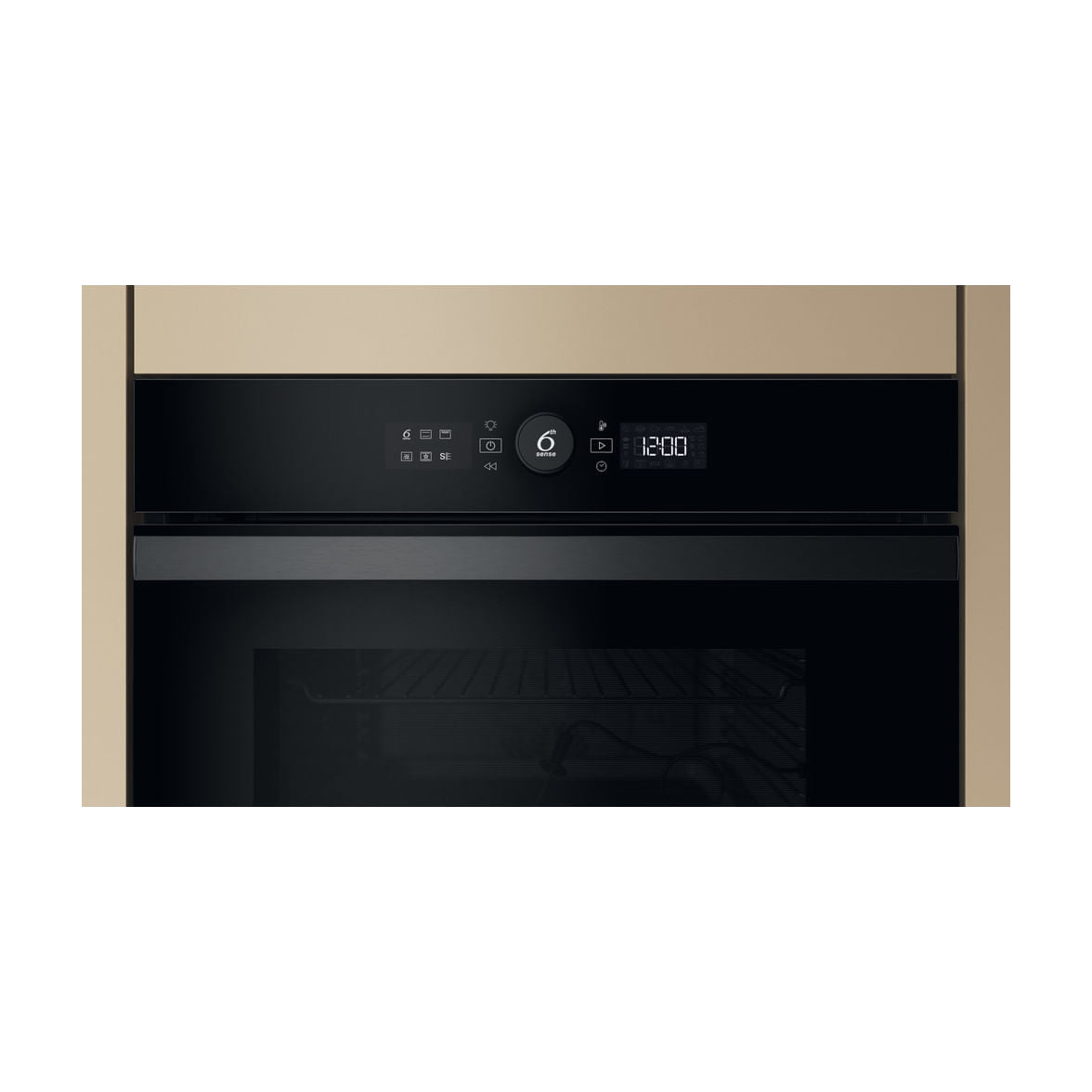 Horno multifunción Whirlpool WOI4S8PPM1SB de 73 litros con vapor y pirólisis