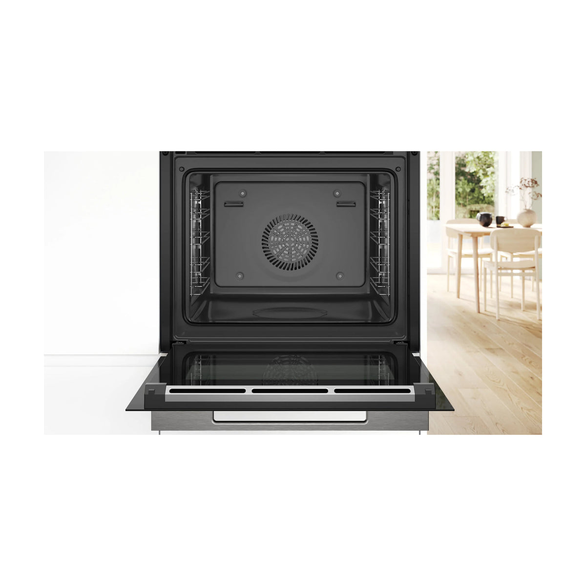 Horno multifunción Bosch HRG7361B1 con vapor añadido y 71 l