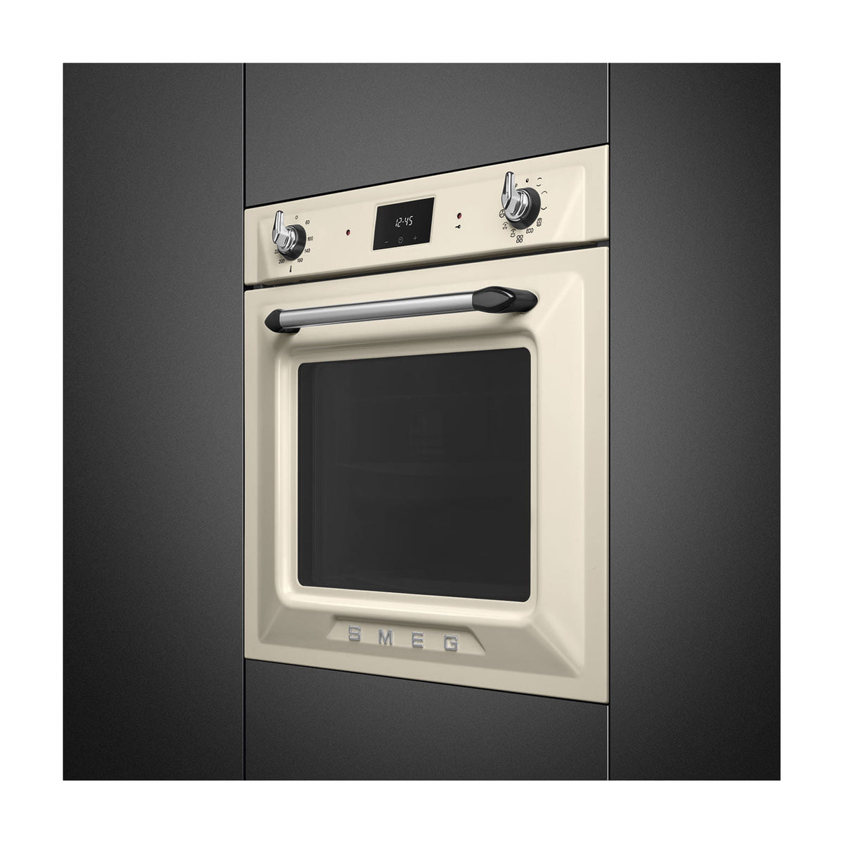 Horno multifunción Smeg SOP6900TP pirolítico, 68 l, crema