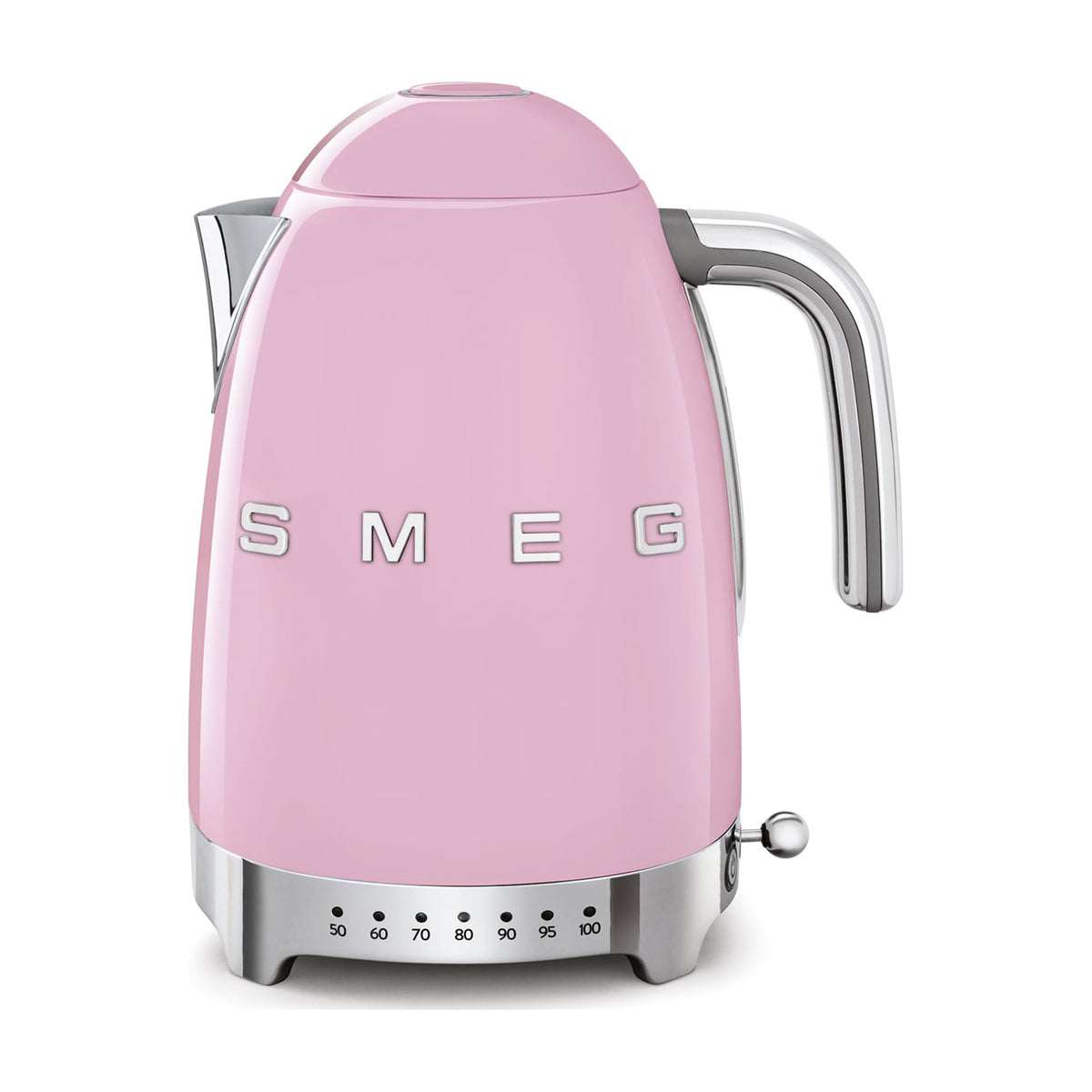 Hervidor de agua Smeg KLF04PKEU rosa, 1,7 l y temperatura variable