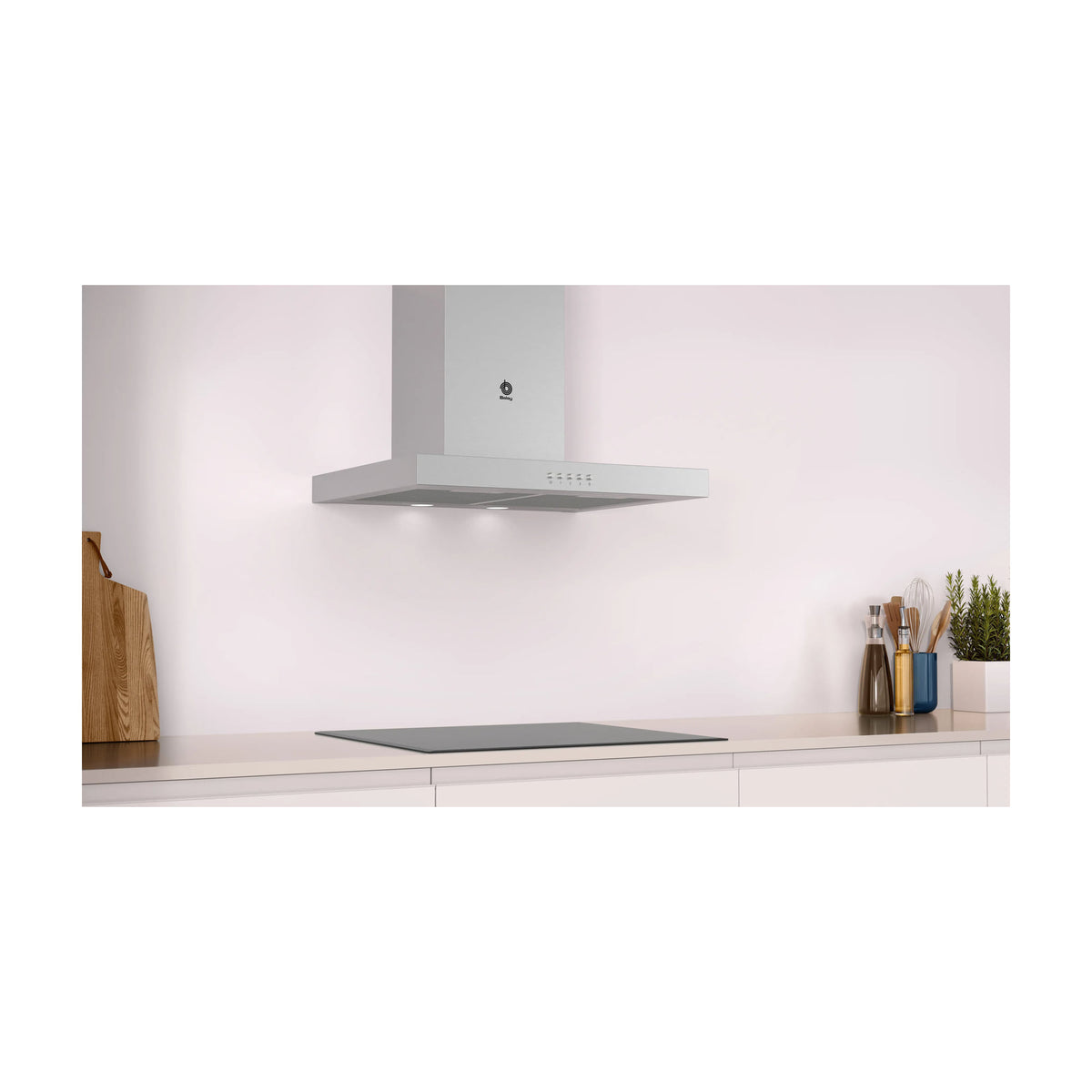 Campana decorativa de pared Balay 3BC065MX, 60 cm, inox