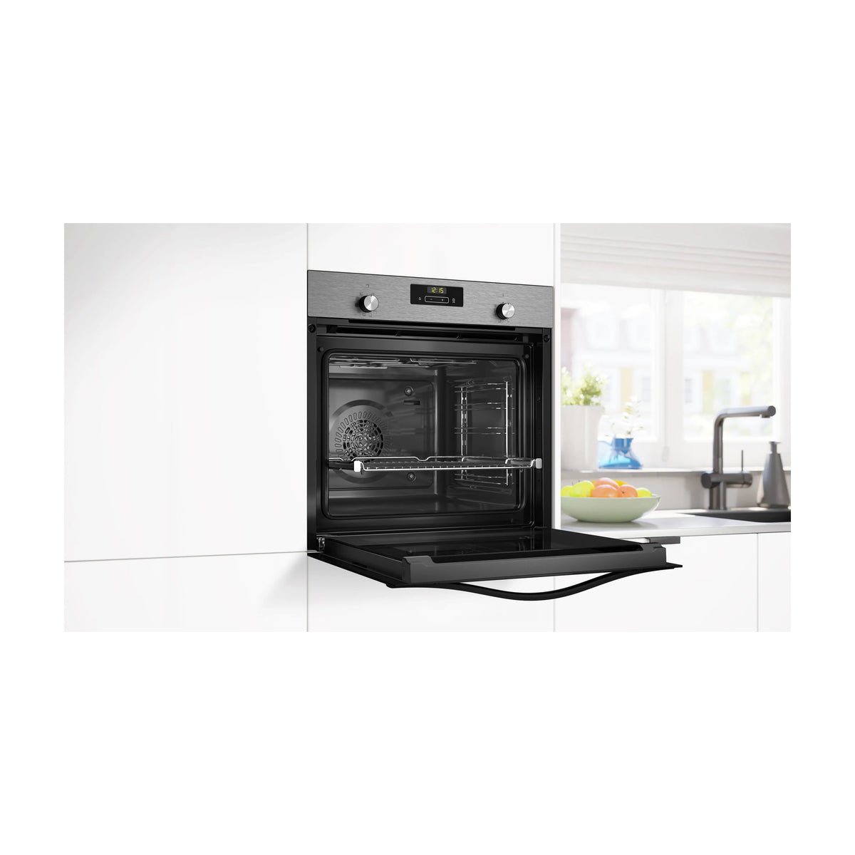 Horno multifunción Balay 3HA4031X3 de 71 l con vapor añadido y Aqualisis