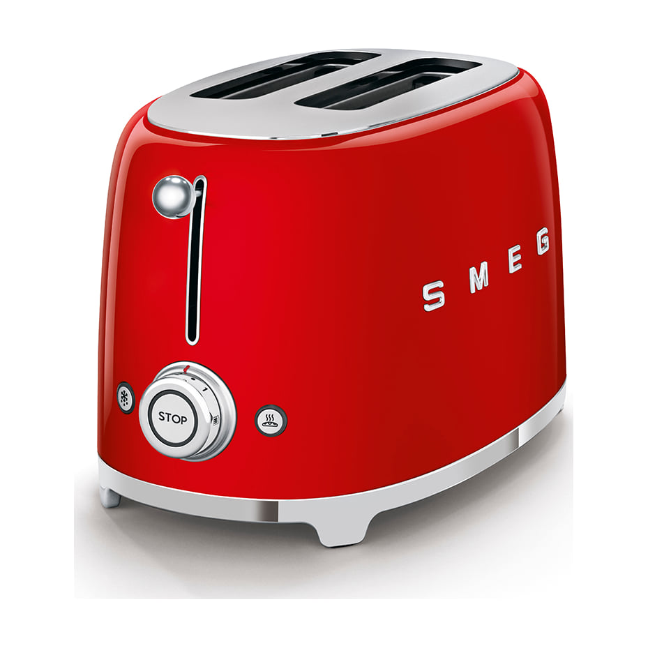 Tostadora Smeg TSF01RDEU de 2 ranuras, 950 W