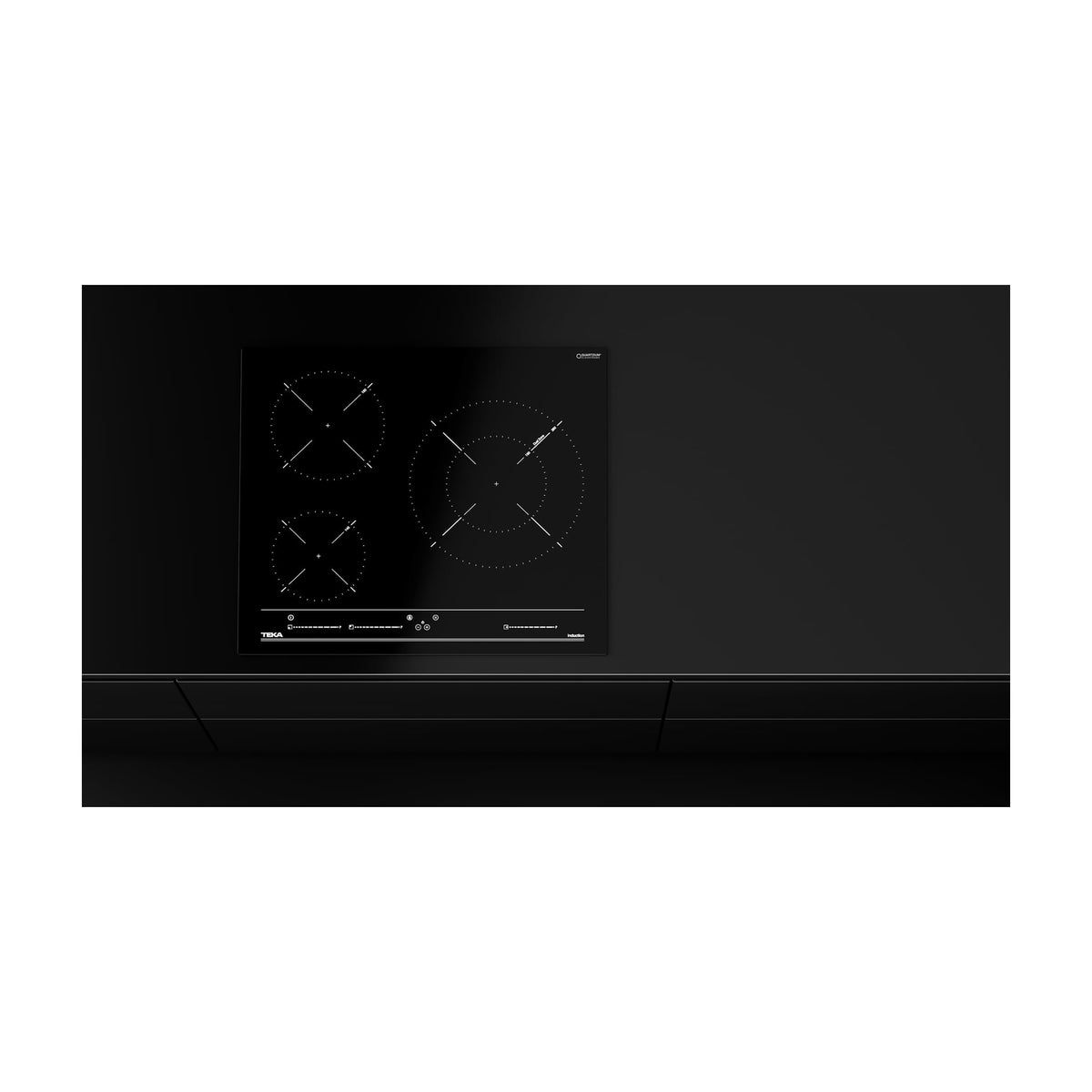 Placa de inducción Teka IBC 63015 MSS, 3 zonas y control Multislider, 60 cm