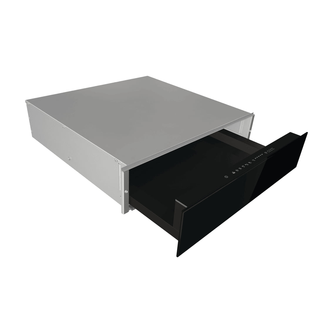 Cajón calientaplatos Hisense WDH14BG, cristal negro y control táctil