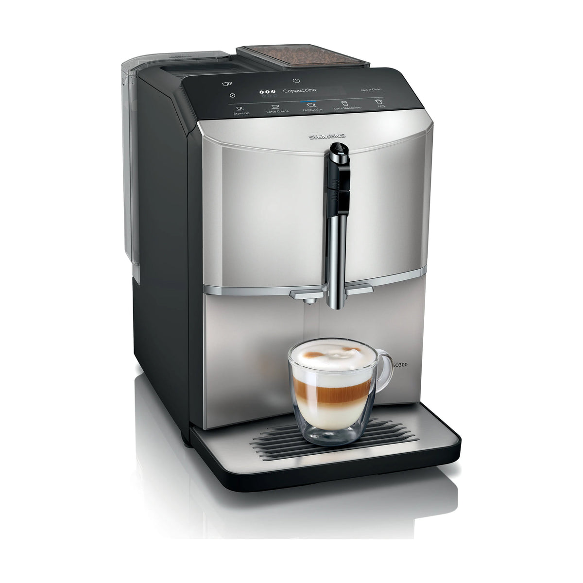 Cafetera superautomática Siemens TF303E07 EQ300, 15 bar y depósito de 1,4 l
