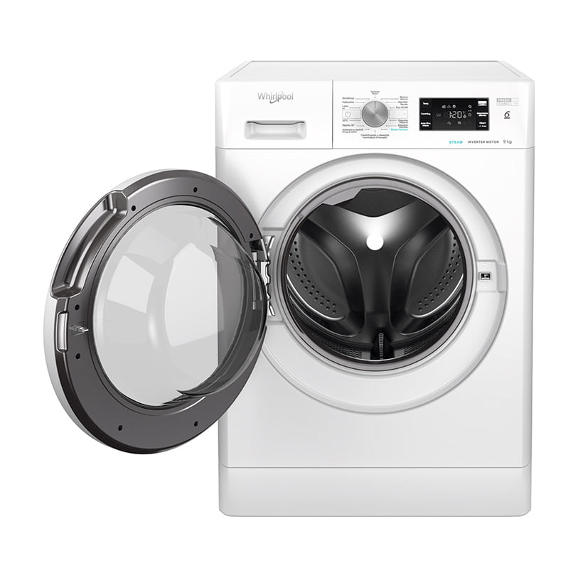 Lavadora Whirlpool FFB 9269 WV SP de 9 kg y 1200 rpm