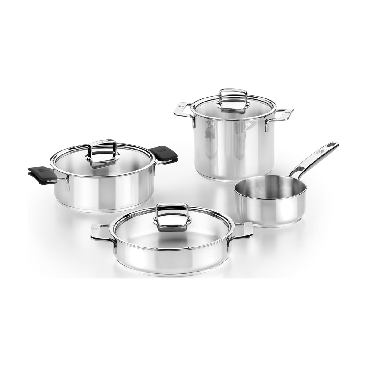 Batería de cocina BRA Signature A779904 de 4 piezas, apta para inducción