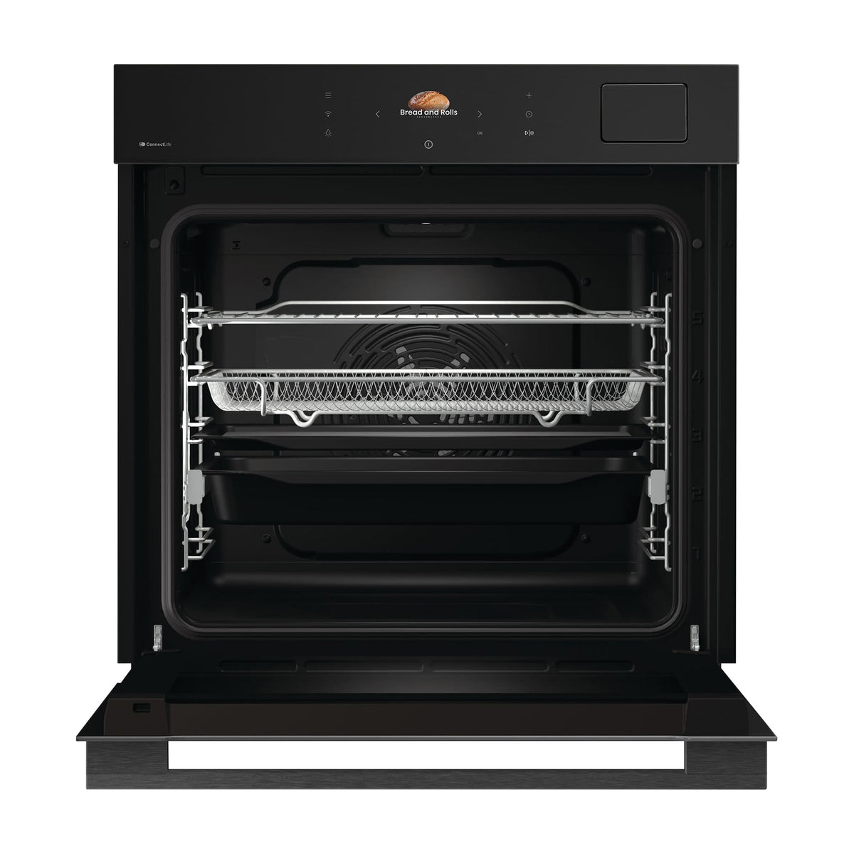 Horno Hisense BAS614A8B de 77 l con vapor y Wi-Fi