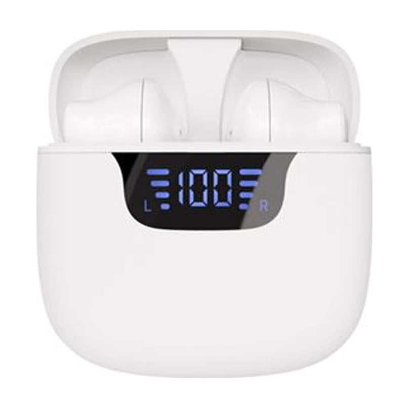 Auriculares Vivanco Union Pair W True Wireless, Bluetooth 5.3 y estuche con pantalla LED