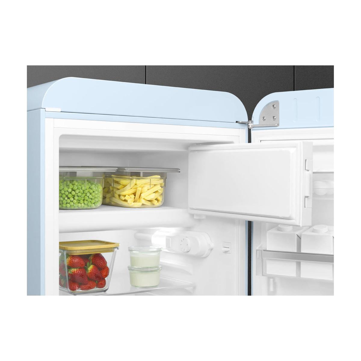 Frigorífico Smeg FAB10RPB6 de una puerta, 122 l y azul