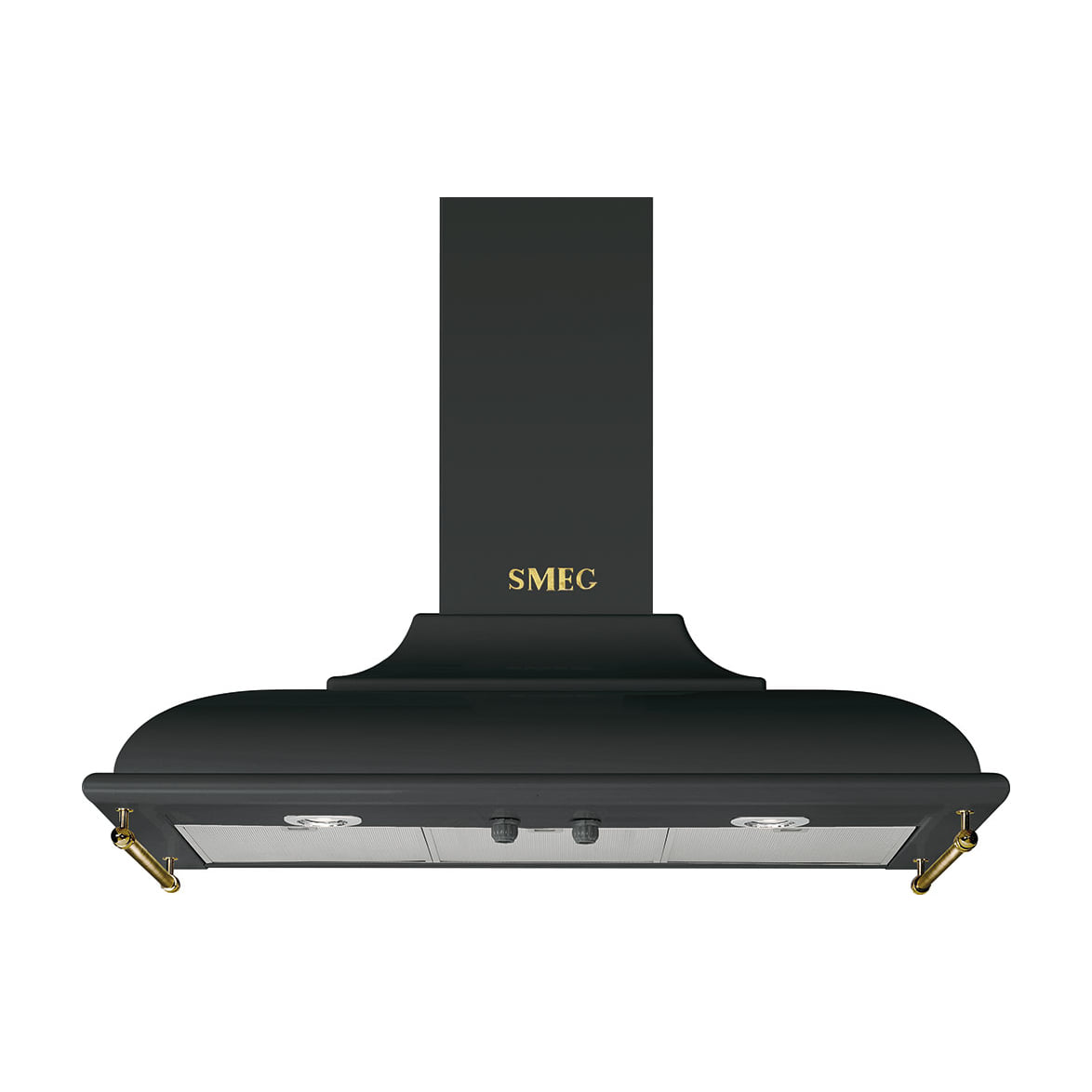 Campana decorativa Smeg KC19AOE de 90 cm, antracita, clase A
