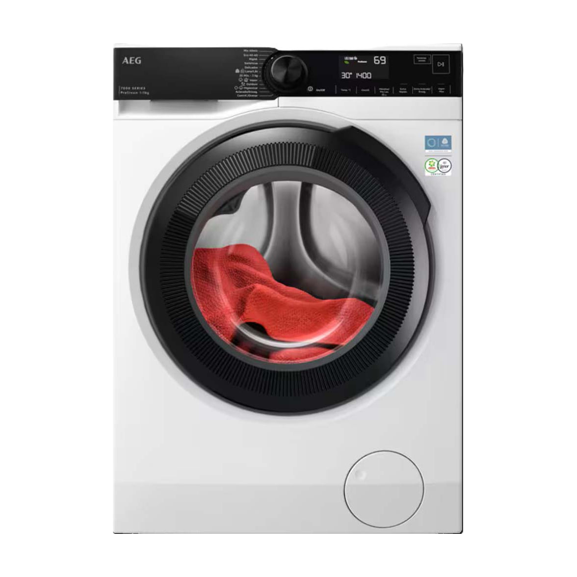 Lavadora AEG LFSR7304L4BP de 11 kg y 1400 rpm