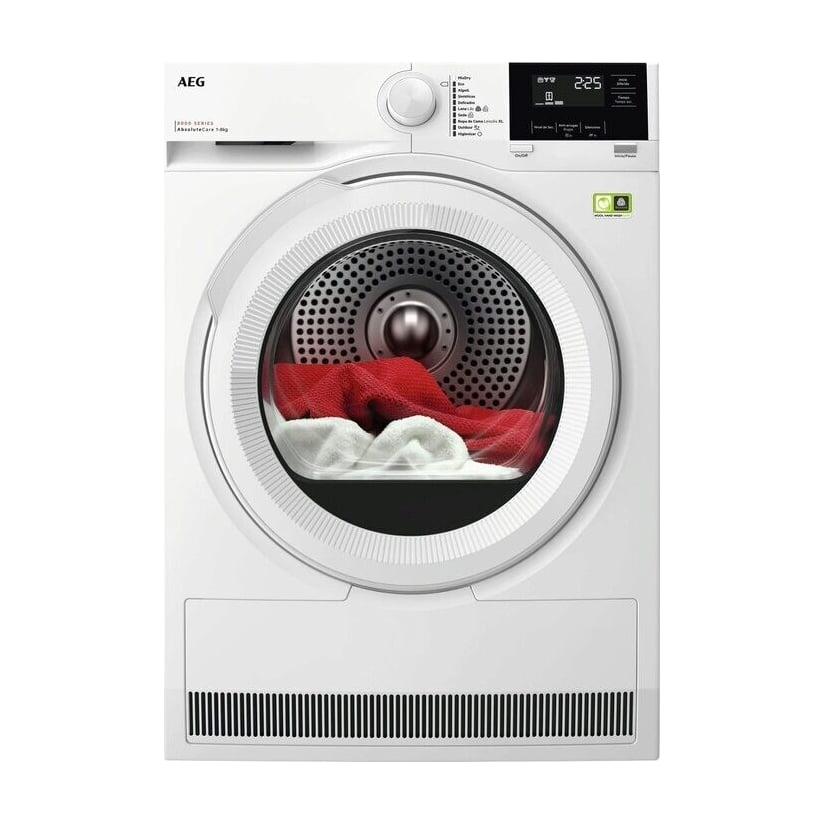 Secadora AEG TR818A2PB de bomba de calor, 8 kg y clase B