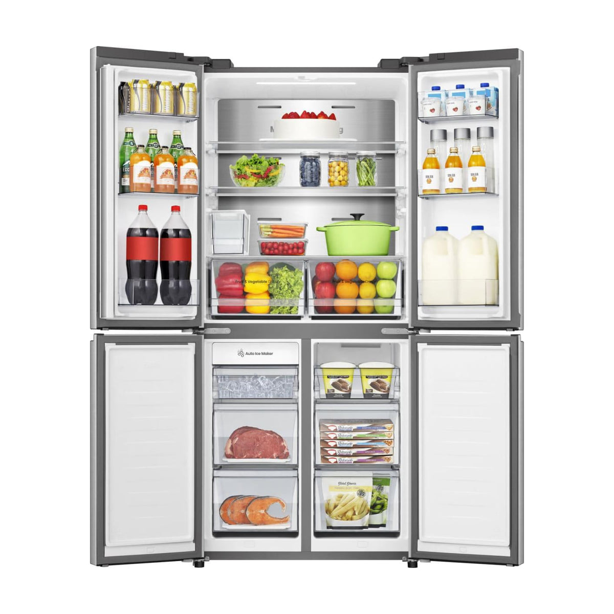 Frigorífico americano Hisense RQ5P470SYID, 483 l, Total No Frost