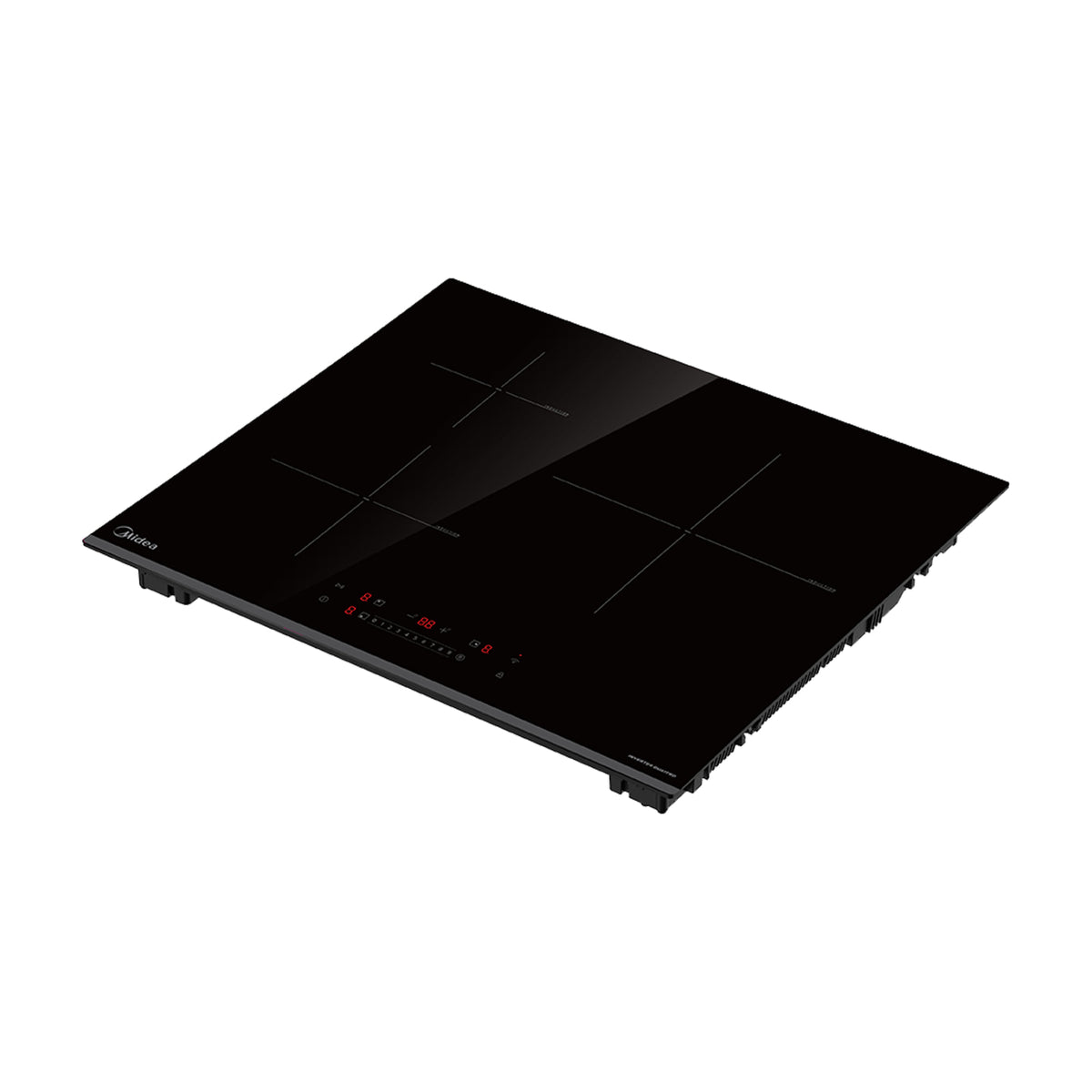 Placa de inducción Midea MIH743E325GK de 3 zonas y 7400 W