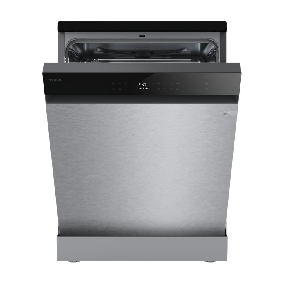 Lavavajillas Teka DFS 263EX inox, 13 cubiertos y 8 programas