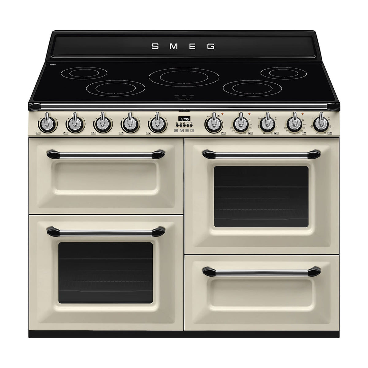 Cocina de inducción Smeg TR4110IP2 de 110 cm con tres hornos