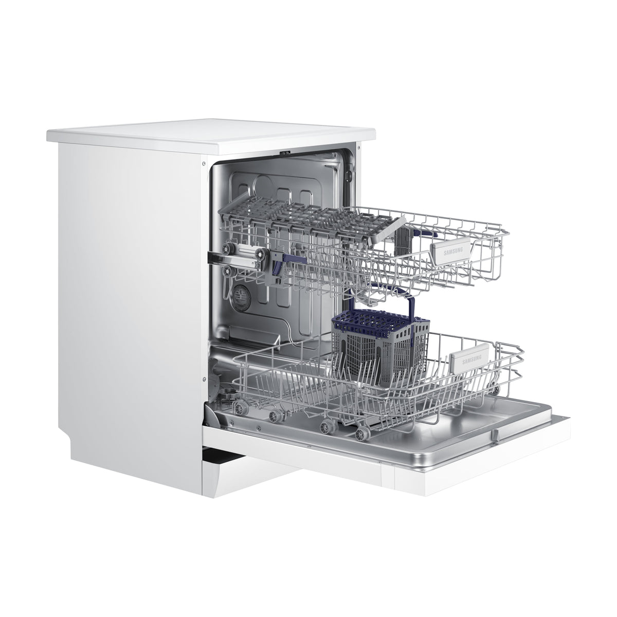 Lavavajillas Samsung DW60M6040FW/EC, 13 cubiertos, blanco