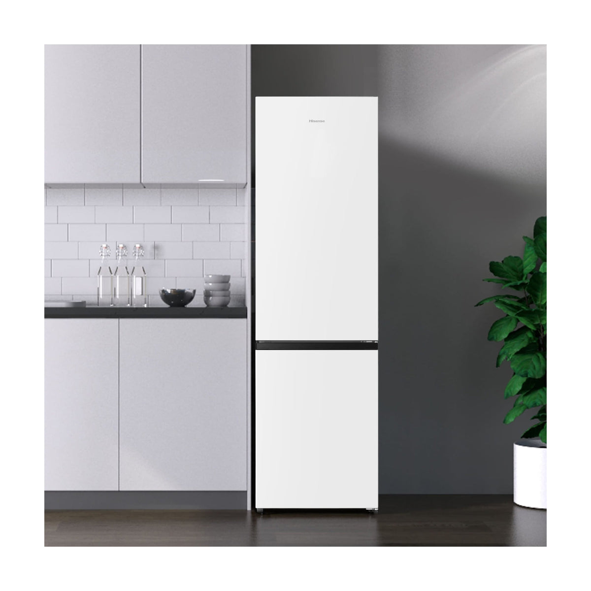 Frigorífico combi Hisense RB440N4AWC de 336 l, Total No Frost