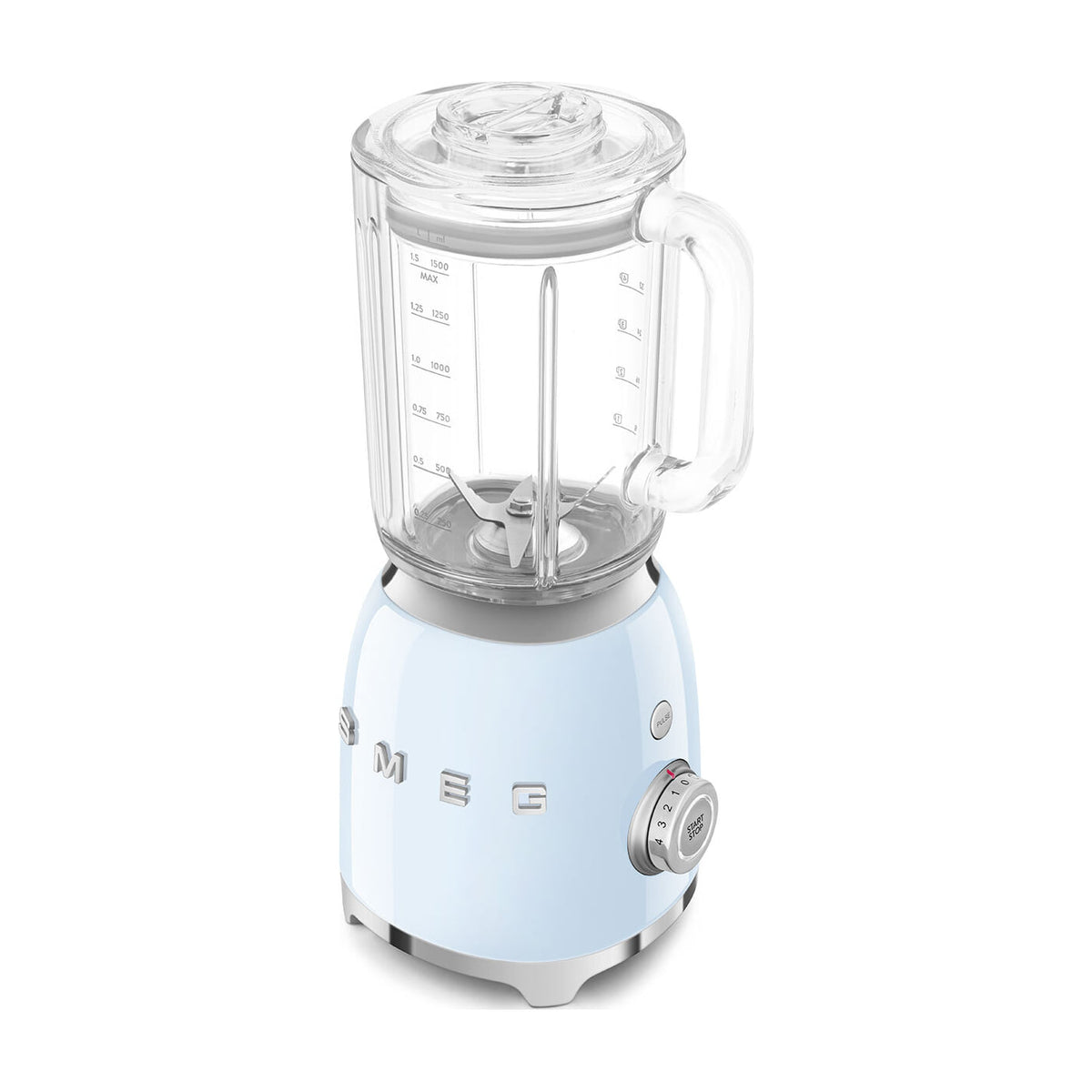 Batidora de vaso Smeg BLF03PBEU de 800 W y jarra de 1,5 l