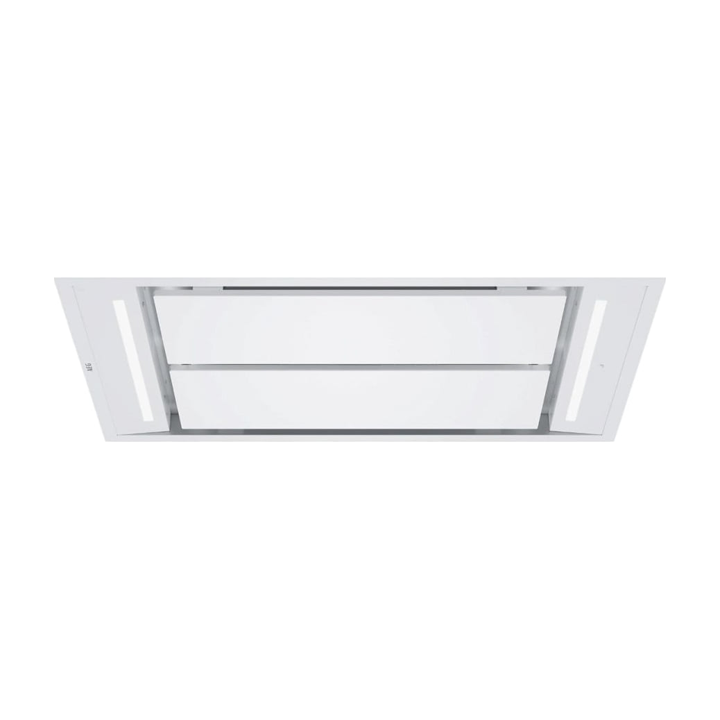 Campana de techo AEG NDC7792SW de 90 cm, blanca, con Hob2Hood