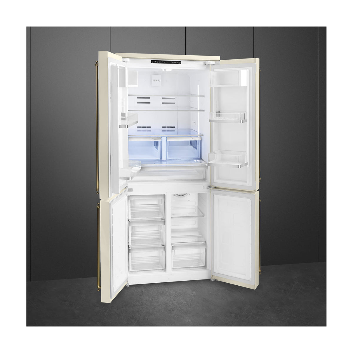 Frigorífico americano Smeg FQ60CPO6 de 4 puertas, Total No Frost