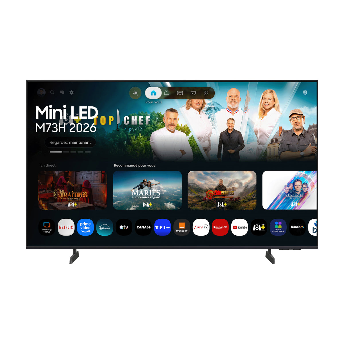 Televisor Mini LED Samsung TU85M73HAUXXC de 85 pulgadas, 4K UHD y Tizen