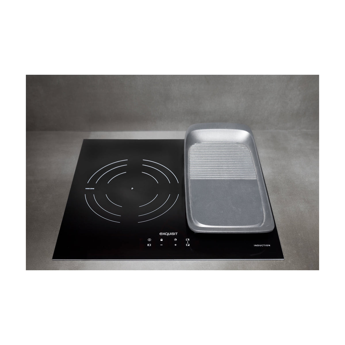 Placa de inducción Exquisit EKI 653F, 3 zonas y zona flexible