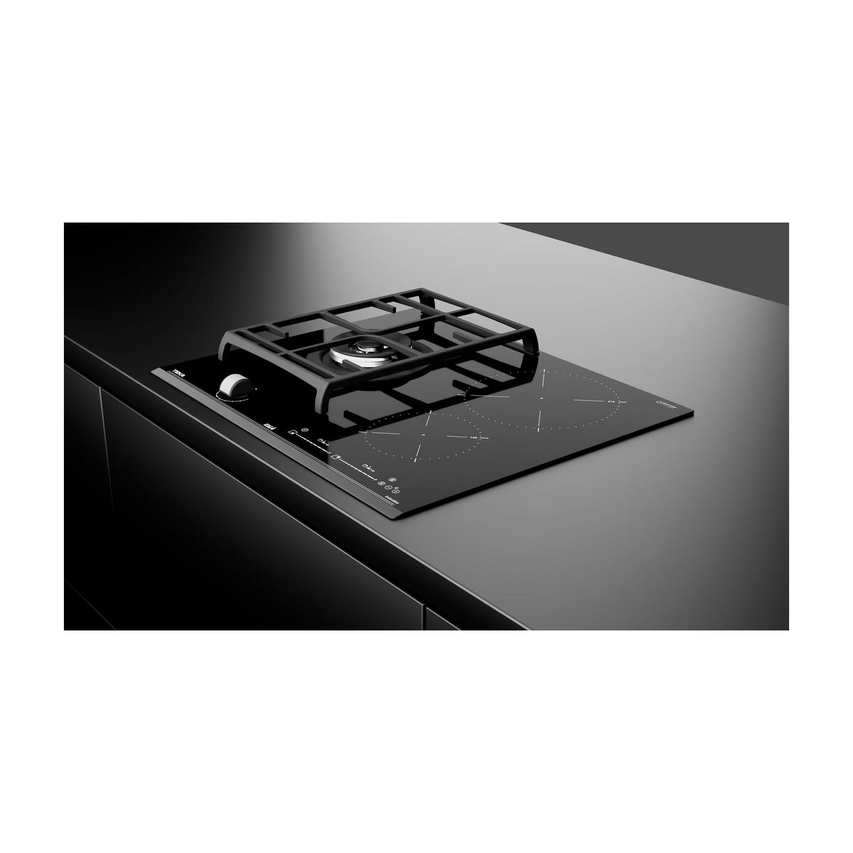 Placa mixta Teka JZC 63312 ABN de gas e inducción, 3 zonas, 60 cm
