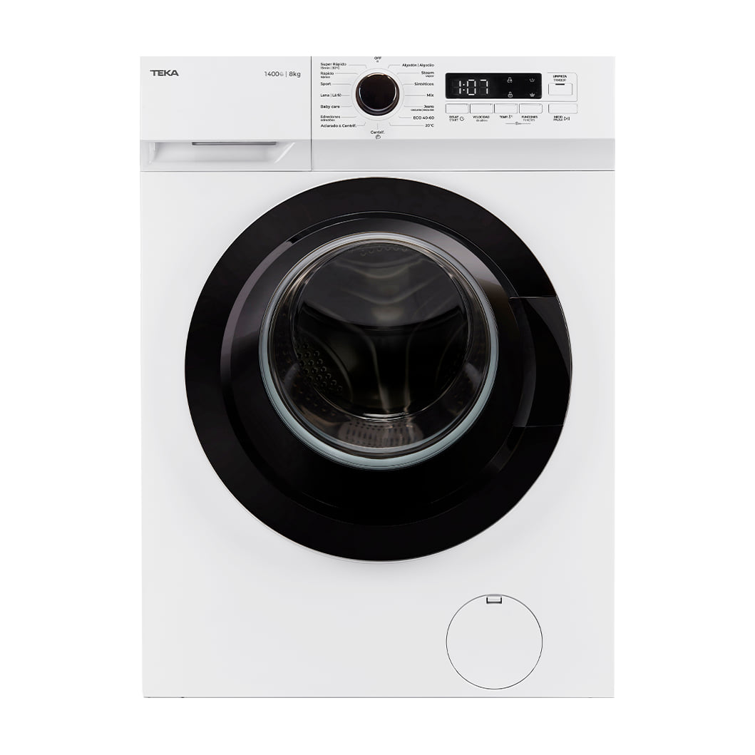 Lavadora Teka WMK 40840 WH de 8 kg y 1400 rpm
