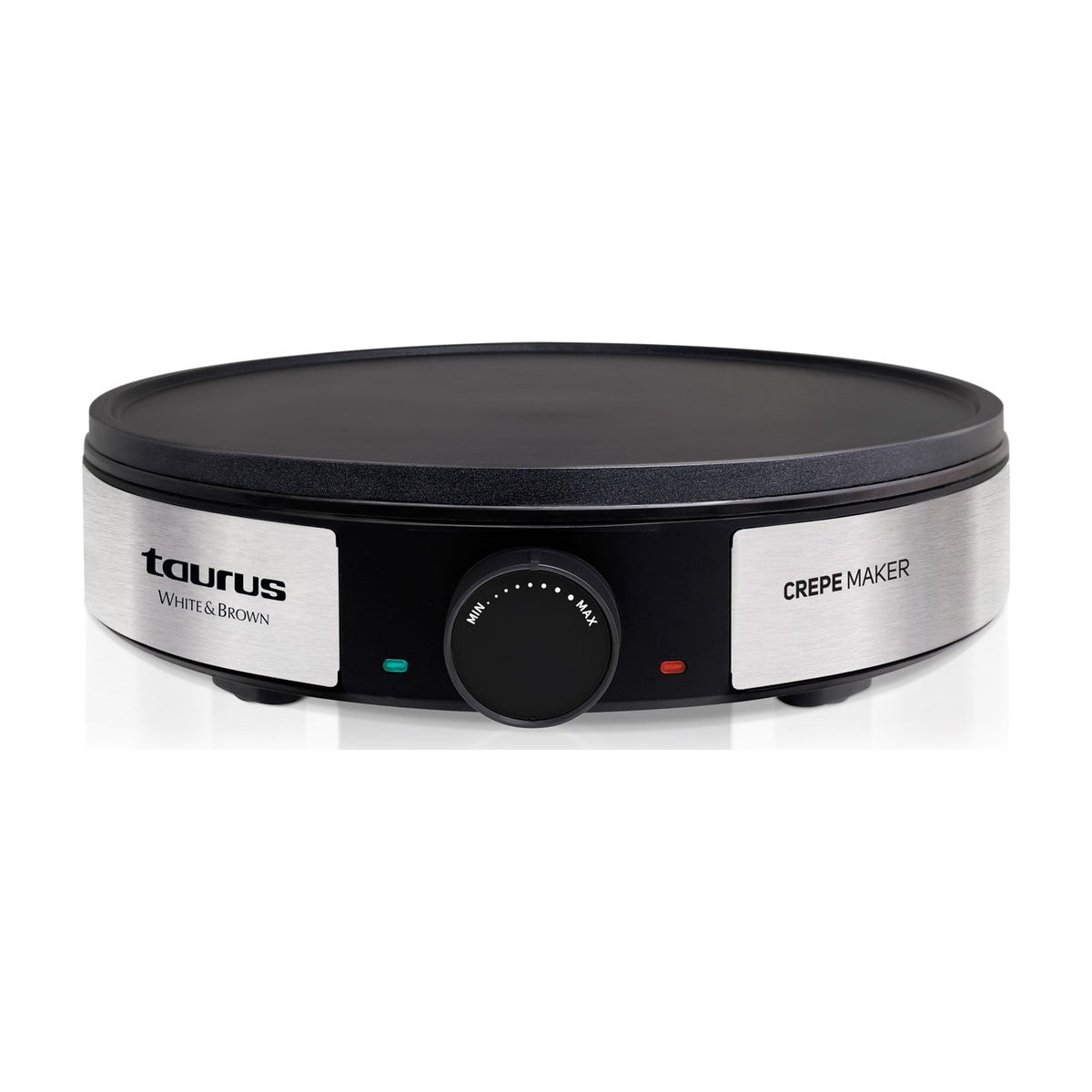Crepera Taurus S164 de 1200 W con placa antiadherente de 30 cm