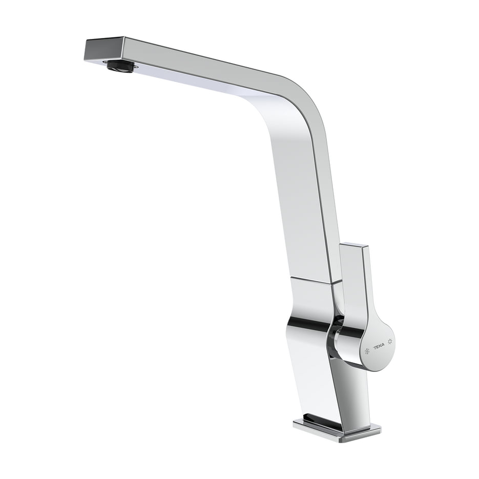 Grifo de cocina Teka ICC 915 monomando con caño alto giratorio, cromado