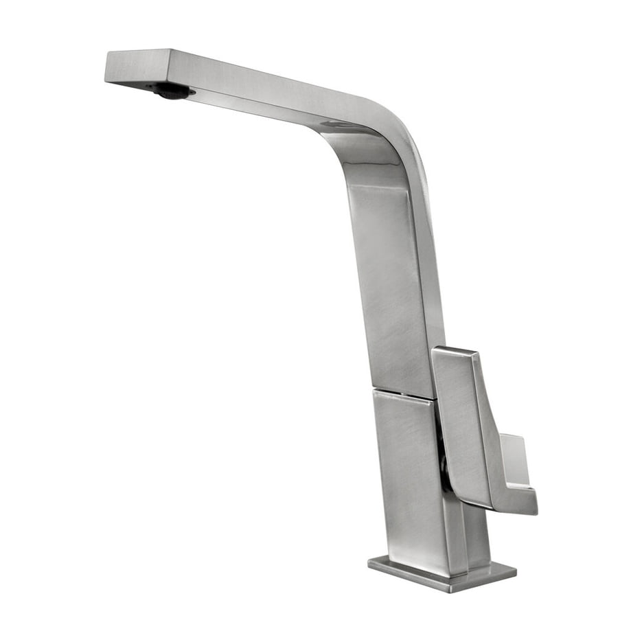 Grifo de cocina Teka IC 915 monomando, caño alto giratorio y acabado inox